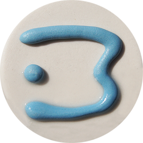 قلم عصره ازرق Trailing underglaze blue