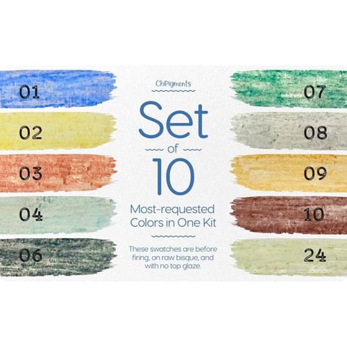 مجموعة اقلام خشبيه اندر قليز من chipigments