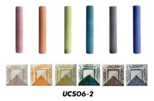 مجموعة 2 طباشير اندر قليز من chrysanthos