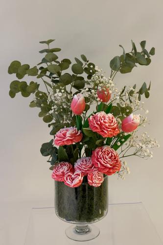 ورد بالشمع المعطر