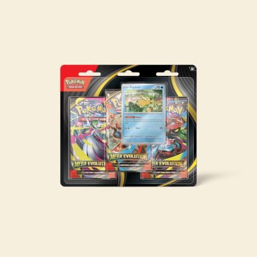 Pokémon TCG: Mega Evolution Three-Booster Blister...