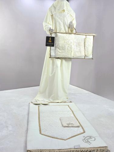 طقم صلاة سكري قطن ناعم.