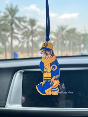 تعليقة صقر نادي النصر / نبض العالمي .