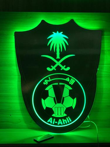 لوح نادي الأهلي المضيئ الفاخر