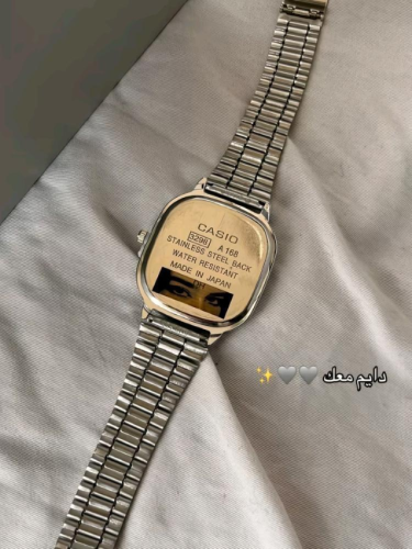 ساعة CASIO LTP -رسمة عيون او أبتسامة .