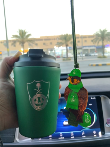 كوب الأهلي مع الصقر المشجع