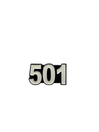 ستيكر معدني برقم 501