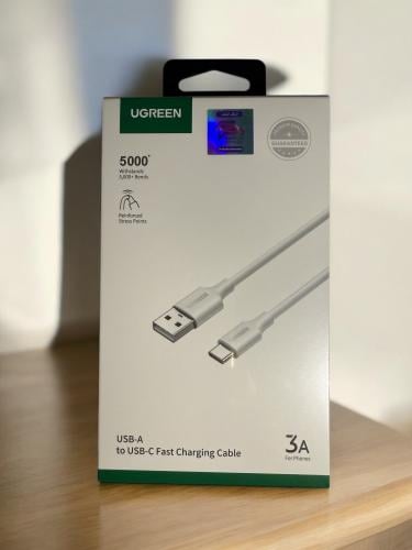 يوغرين UGREEN - كيبل شحن USB-A إلى USB-C - قدرة 3...
