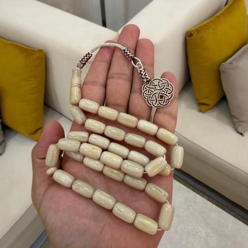فاتوران اسطواني لون عاجي(بيج) طربزونة نحاس