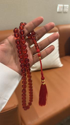 مسباح زعفران احمر شفاف