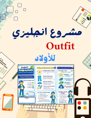 مطوية الوحدة الثامنة outfit إنجليزي خامس وسادس لل...