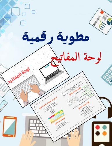 مطوية لوحة المفاتيح رقمية رابع