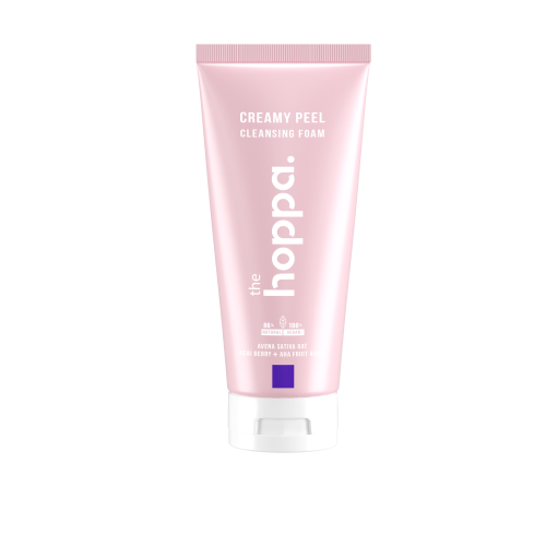 ذا هوبا - غسول رغوي كريمي لتنظيف وتقشير البشرة - 2...