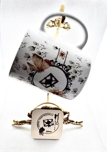 كوب سيراميك رساله الفراشه