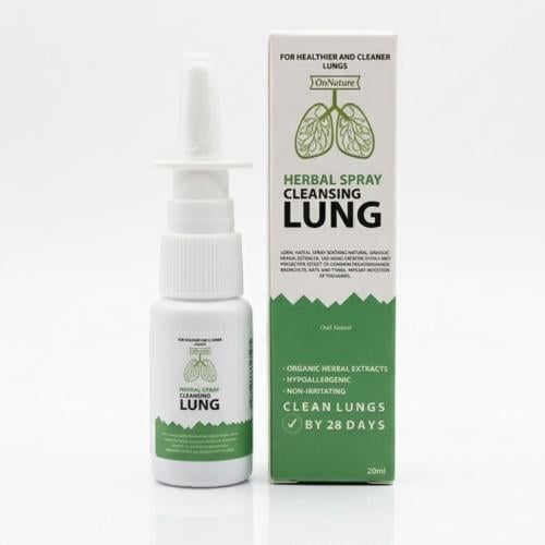 بخاخ تنظيف الرئتين بالأعشاب الطبيعية – Herbal Spra...