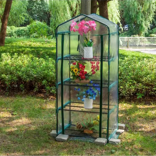 بيت محمي (4 أرفف)