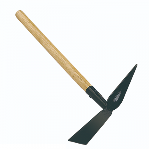 مجرفة باتجاهين بمقبض خشبي