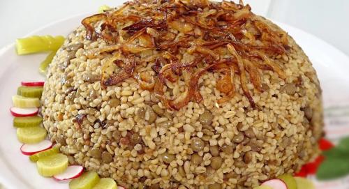 5 وجبات مجدرة سورية