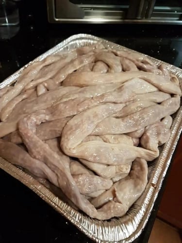 سندونات نظيفة و محشية وجاهزة للطبخ أو التفريز