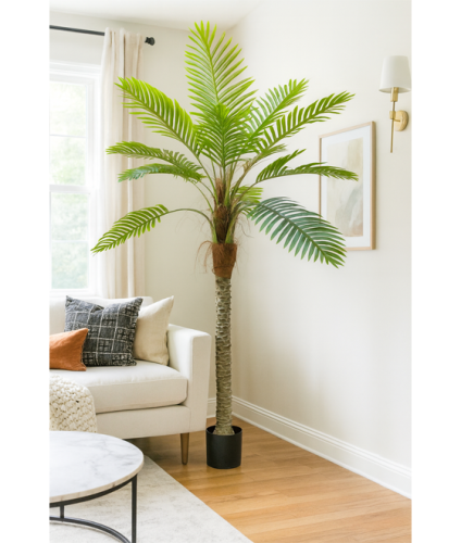 شجرة نخيل صناعية بطول 210 سم