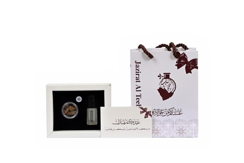 توزيعات مسك العود¹² + مروكي¹² + 12 كيس للأهداء