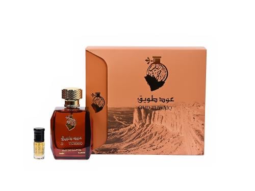 عطر عود طويق 100 ملي + ربع تولة مخلط طويق