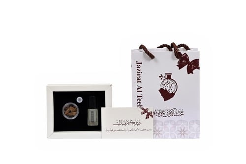 توزيعات مسك العود¹² + مروكي¹² + 12 كيس للأهداء