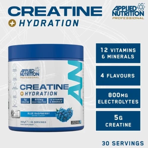 Applied Nutrition Creatine Hydration Blue Raspberry 360g