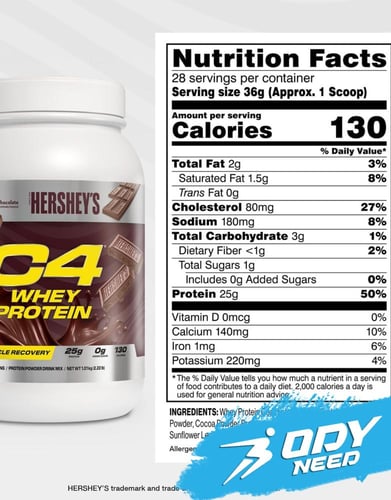 سيلوكور C4 مسحوق بروتين مصل اللبن 28 جرعه