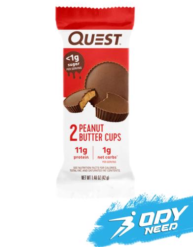 كويست نيوترشن أكواب زبدة الفول السوداني 42 جرام