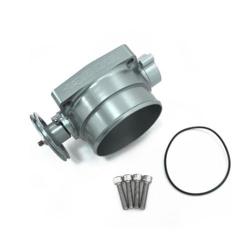 Throttle 90mm Hyper Flow Silver