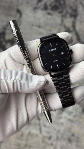 طقم ساعة وقلم بالاسم فخم وانيق _ متجر تفاصيل