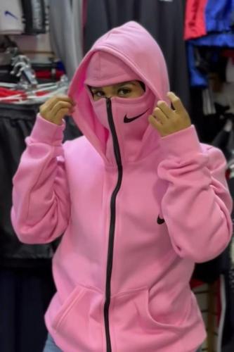 هودي شتوي بغطاء وجة وراس