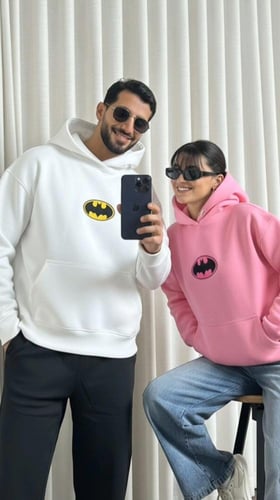 بلوفر بتمان وبتمانة الانيق - متجر تفاصيل