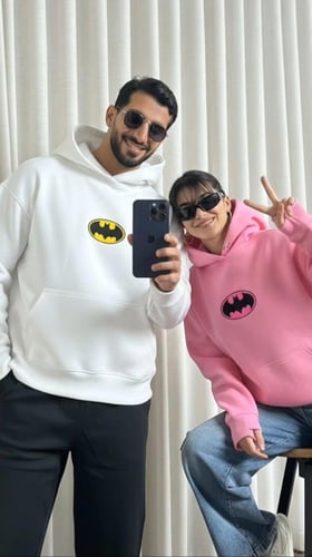 بلوفر بتمان وبتمانة الانيق - متجر تفاصيل