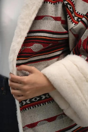 جاكت نسائي شتوي سدو مبطن ب صوف - متجر تفاصيل