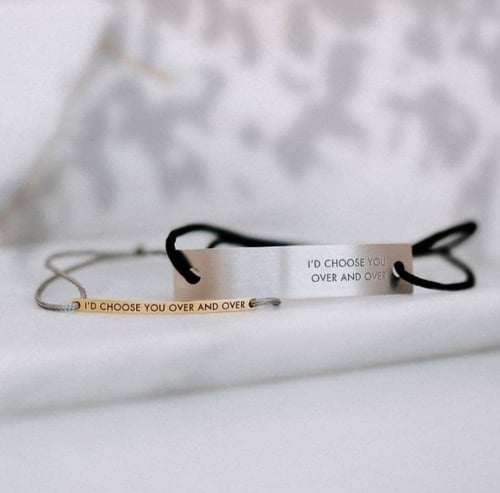 اساور نسائي و رجالي تصميم حسب اختيارك