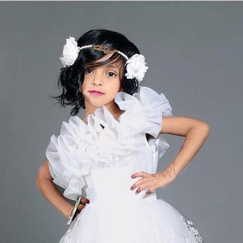 طوق ورد للاطفال - مع الؤلؤء