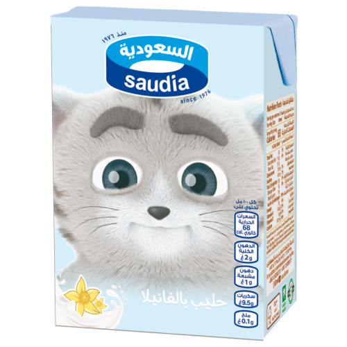 حليب السعوديه فانيلا