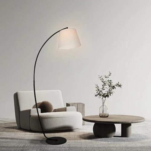 ابجورة ارضي بلونها الاسود وتصميمها الكلاسيك