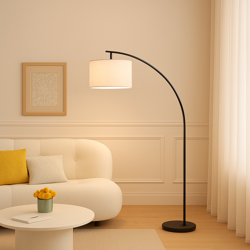 لمسة قوس – إضاءة أرضية مودرن