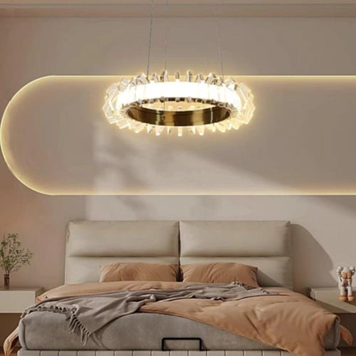 نجف من الكريستال المتداخلة مودرن متعددة الألوان (...