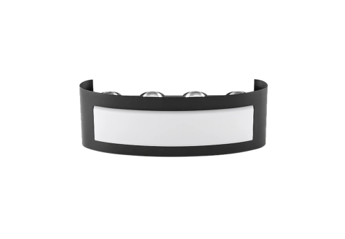 Outdoor wall lamp with four lenses, approved 12w