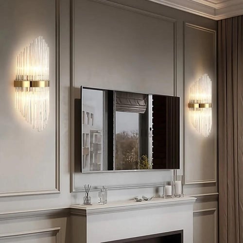 مصباح حائط كريستالي