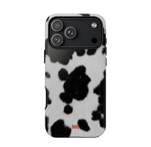 Black& white cowhide