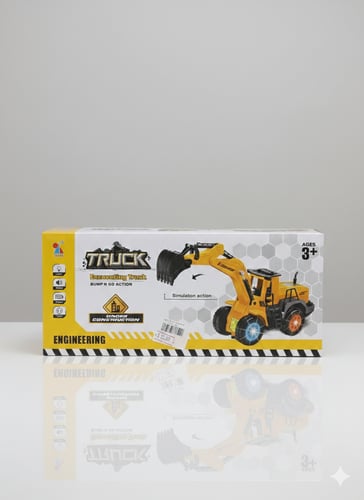 Interactive engineering excavation truck - lights...
