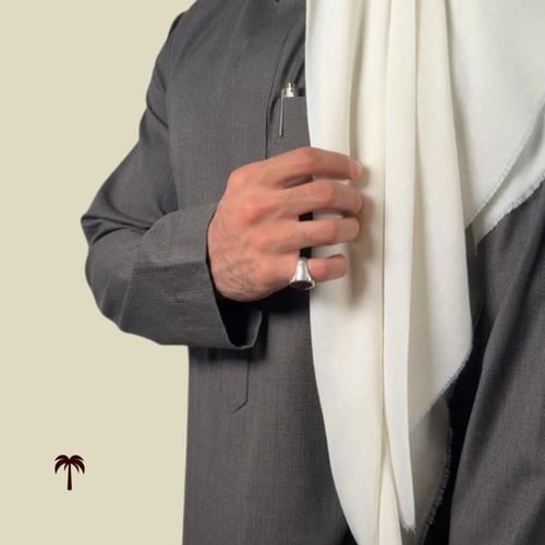 شال كشميري I كريمي سادة