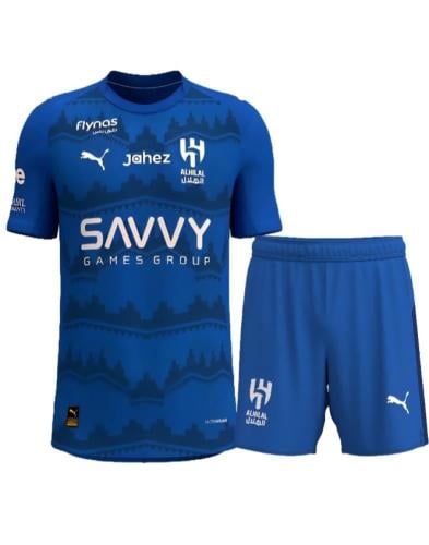 طقم الهلال الأزرق الاساسي الجديد 2026