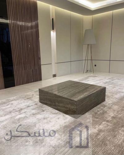 طاولة قهوة كبيره بديل الرخام