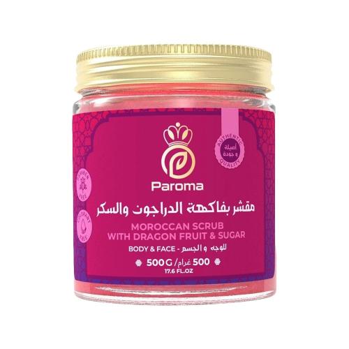 مقشر بفاكهة الدراقون والسكر (500 غرام) - باروما